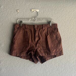 Aerie Distressed Brown Shorts